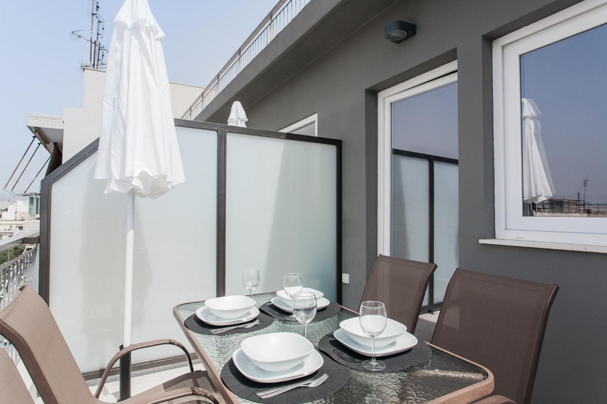 Wyz Attiki Aparthotel Atenas Habitación foto